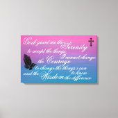 De Serenity Prayer Canvas Afdruk (Voorkant)