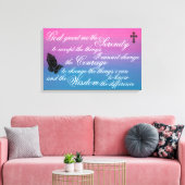 De Serenity Prayer Canvas Afdruk (Insitu (Woonkamer))