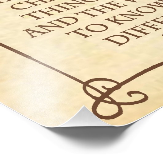 DE SERENITY PRAYER FOTO AFDRUK (Hoek)