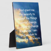 De Serenity Prayer Fotoplaat (Zijkant)