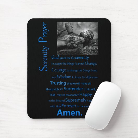 De Serenity Prayer Hammer Muismat (Met muis)