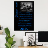 De Serenity Prayer Hammer Poster (Thuiskantoor)