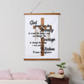 De Serenity Prayer Hangend Wandkleed (Slaapkamer)
