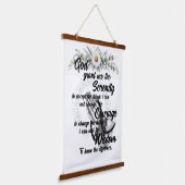 De Serenity Prayer Hangend Wandkleed (Gebogen)
