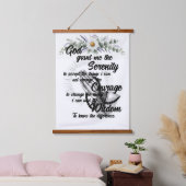 De Serenity Prayer Hangend Wandkleed (Slaapkamer)