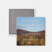 De Serenity Prayer herfstmagneet Magneet (Voorkant / Achterkant)