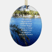 De Serenity Prayer Keramisch Ornament (Rechts)