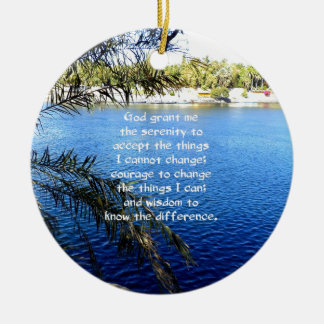 De Serenity Prayer Keramisch Ornament