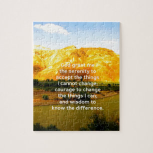 De Serenity Prayer Legpuzzel
