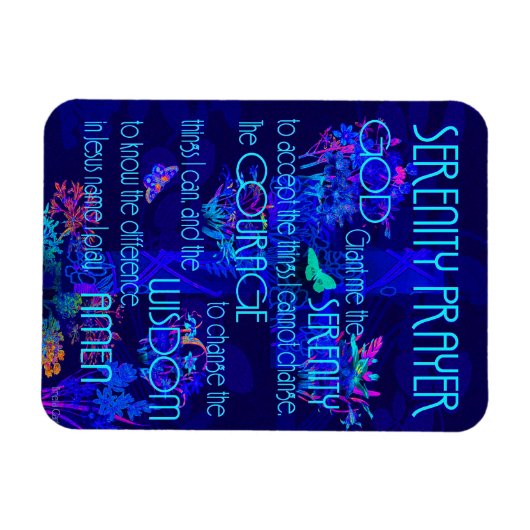 De Serenity Prayer Magneet (Horizontaal)
