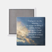 De Serenity Prayer Magneet (Voorkant / Achterkant)