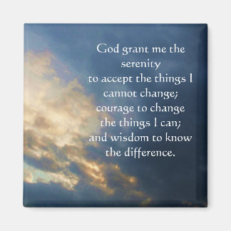 De Serenity Prayer Magneet
