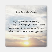 De Serenity Prayer magneet (Voorkant)