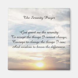 De Serenity Prayer magneet