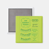 De Serenity Prayer Magneet (Voorkant / Achterkant)