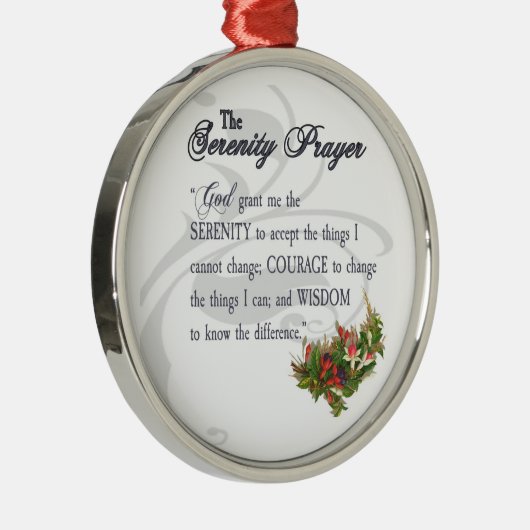 De Serenity Prayer Ornament (Rechts)