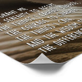 De Serenity Prayer Peaceful Cat Slaping Poster (Hoek)