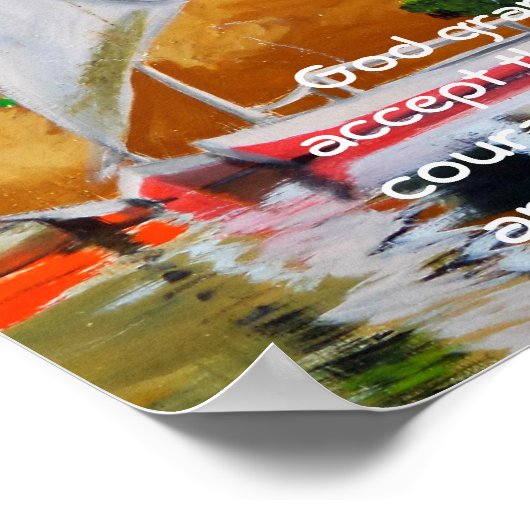 De Serenity Prayer Poster (Hoek)