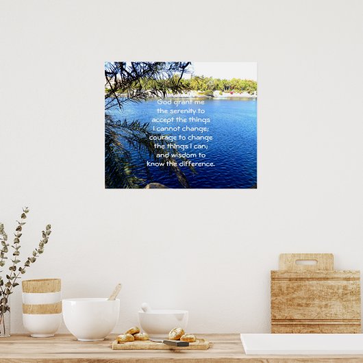 De Serenity Prayer Poster (Keuken)