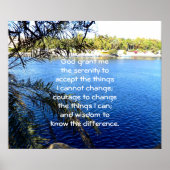 De Serenity Prayer Poster (Voorkant)