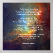 De Serenity Prayer Poster (Voorkant)