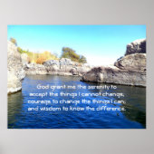 De Serenity Prayer Poster (Voorkant)