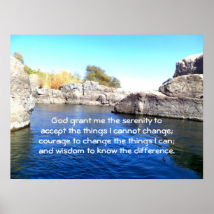 De Serenity Prayer Poster