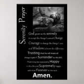 De Serenity Prayer Poster (Voorkant)