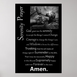 De Serenity Prayer Poster