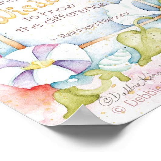 De Serenity Prayer Poster (Hoek)