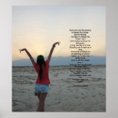 De Serenity Prayer Poster (Voorkant)