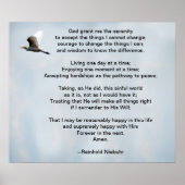 De Serenity Prayer Poster (Voorkant)