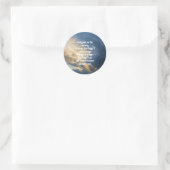 De Serenity Prayer Ronde Sticker (Tas)