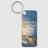 De Serenity Prayer Sleutelhanger (Voorkant)