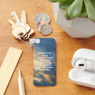 De Serenity Prayer Sleutelhanger