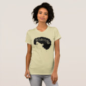 De serie "Afro Latina" Blatina themed Tshirt (Voorkant volledig)