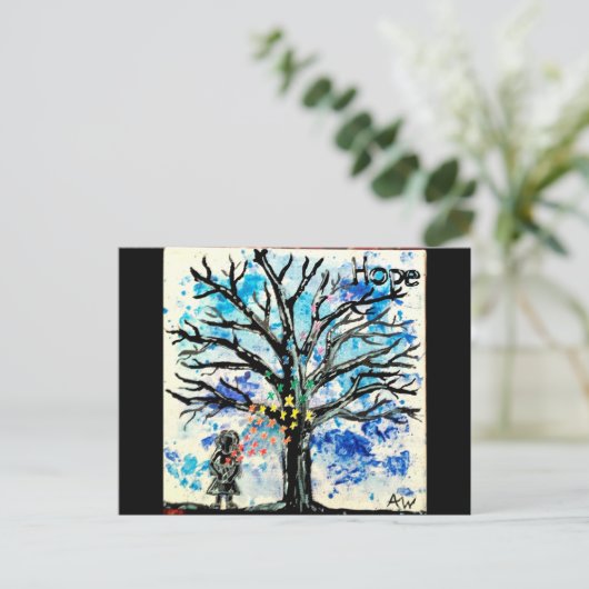 De serie: Hoop Briefkaart (Staand voorkant)