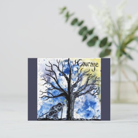 De serie: Moed Briefkaart (Staand voorkant)