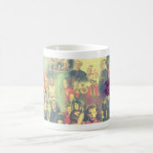 De serie van de stam 5 collage koffiemok (Center)