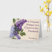 De sering themed Christelijk wenskaart voor vrouw Kaart (Gele Bloem)