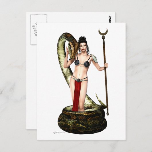 De Serpent Queen Briefkaart (Voorkant / Achterkant)