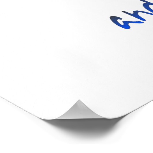 De server is omlaag poster (Hoek)