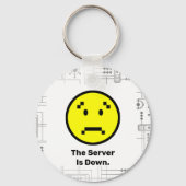 De server is omlaag sleutelhanger (Voorkant)