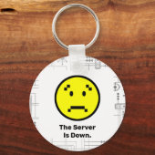 De server is omlaag sleutelhanger (Voorkant)