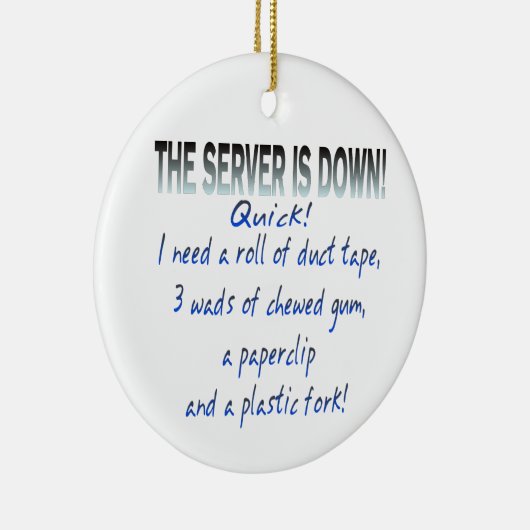 De server is onderaan Ornament (Rechts)