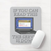 De server is uitgeschakeld muismat (Met muis)