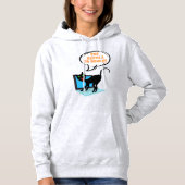 de server van het kattengezegde is neer hoodie (Voorkant)