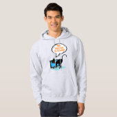 de server van het kattengezegde is neer hoodie (Voorkant volledig)