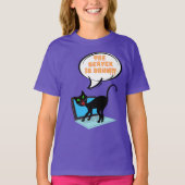 de server van het kattengezegde is neer t-shirt (Voorkant)