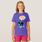 de server van het kattengezegde is neer t-shirt (Voorkant volledig)